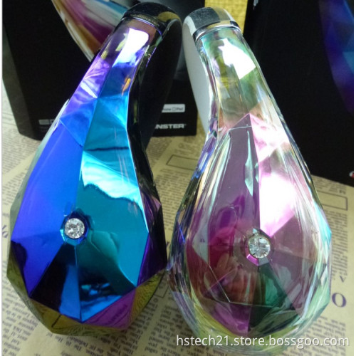 Diamond Tears monster headphones in black,white headsets with original boxes